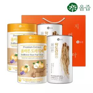 [쇼핑백증정][올즙] 도라지배스틱 50포 2박스 총100포/약도라지청 명절선물세트