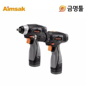 아임삭 AO414RQ 3G 충전콤보세트 14.4V 2.0AH 2팩 드릴+임팩렌치세트