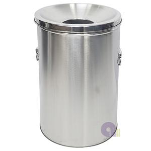 홉바형스텐휴지통/145L/홉바형휴지통/스텐쓰레기통/원형휴지통/극장용스텐휴지통/원형스텐휴지통/국내생산