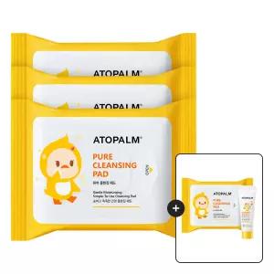 아토팜 퓨어 클렌징 패드 30매x3+[증정]클렌징패드30매+선크림10g