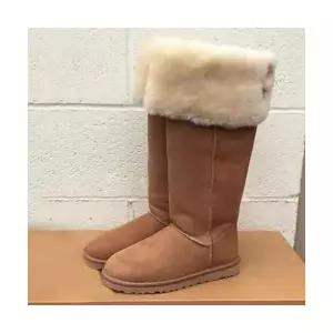 더구두 뽀송 털안감 스웨이드 어그 롱부츠(3cm)-6012