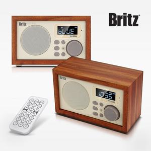 브리츠 BA-C1 PLUS 휴대용 무선 라디오 블루투스스피커 효도 소형 FM라디오 TF슬롯 USB재생 알람 시계