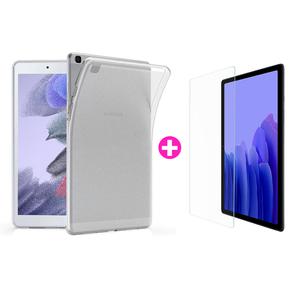 아야 갤럭시 탭 A7 라이트 (SM-T220 T225) lite 8.7 젤리 케이스 + 액정 강화유리 필름