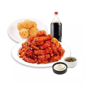 [60계치킨] 하하핫치킨&치즈볼&콜라1.25L