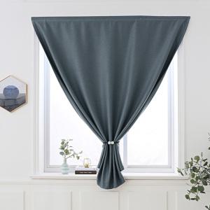 쿨로하 붙이는 창문용 암막 커튼 3가지 색 작은창 방한 원룸암막커튼 원룸 방풍