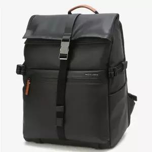 [헤지스](광주신세계)[HAZZYS ACC] [ASTER] 블랙 롤탑 백팩 HJBA4E872BK