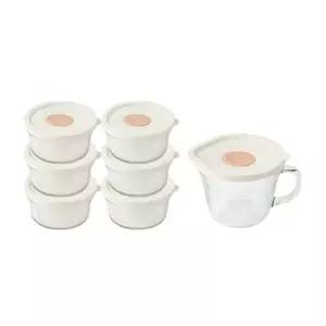 글라스락 렌지쿡 촉촉한 햇밥용기 6개 + 계란찜용기 1개 /TR