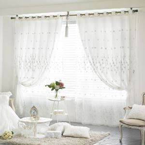 지나송 브레나 웨딩스타일 이중암막커튼(봉별도)