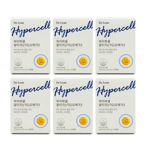 닥터린 하이퍼셀 알티지(rTG) 오메가3 1202mg x 30캡슐 X 6박스 I