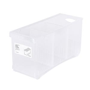 FF 창신리빙 투명 다용도 이동식 칸막이 저안 트레이 (17cm) 2호 ( 생활용품 수납함 정리함 바스켓