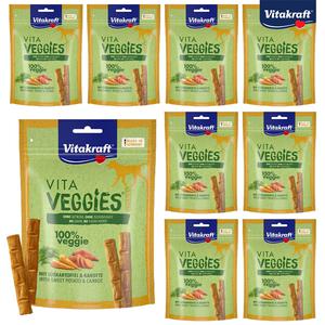 비타크래프트 베지스틱 당근고구마 80g x 9개 강아지 비건 야채 간식 저알러지