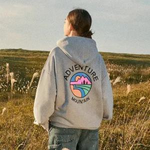 플루크 서클 마운틴 후드 티셔츠 FHT2030