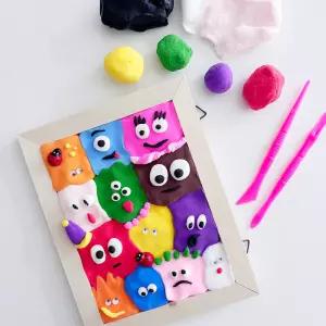 클레이 감정 몬스터 만들기 구디백 키트 컬러 찰흙 점토 촉감 놀이 생일 선물 단체 답례품 굿즈