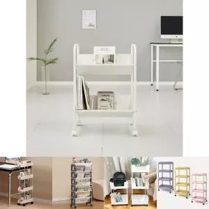 북트롤리/이동식/수납함/문구/정리함/멀티/바퀴/선반/보관/상자/사각/미니/틈새/수납장/다용도/보관함/수납