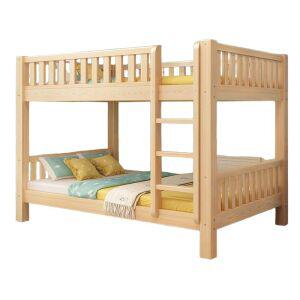 이층 침대 학생 벙커 프레임 벙커형 어른 조립식 원목 벙커침대 원룸 계단 철제 이층침대