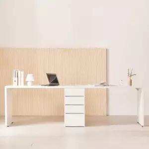 DK9614 레트라 4단서랍장 2인용 책상세트 2800