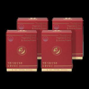 3+1 영롱 식물성 철분 & 활성엽산 비건 복합 임산부 어린이