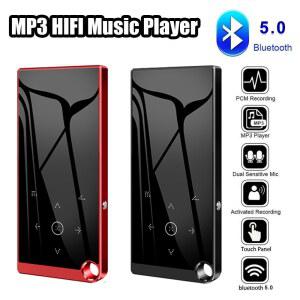 MP4 인치 화면 Bluetooth5 Mp3 플레이어 터치 휴대용 오디오 무손실 음악 Hifi Walkman FM Ebook 레코더 비디오