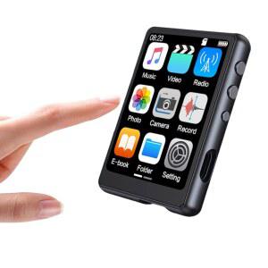 MP4 플레이어 인치 화면 학생 워크맨 블루투스 호환 전자 레코더 지원 터치 오디오