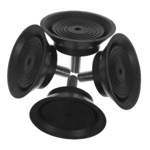 장비 진동 방지 가능한 운동 안정기 매트 피트 패드 러닝 소음 지원 조정 미끄럼 머신 레벨링