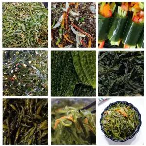 완도 해조류 모음 미역줄기 곰피 쌈다시마 꼬시래기 채다시마 톳
