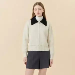 [롯데백화점]케네스레이디 카라배색 메탈 카디건 (ECKCOK71)