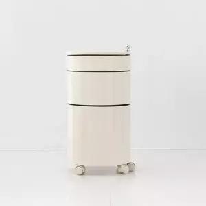 마켓비 심플리 회전서랍 트롤리 원형 3단