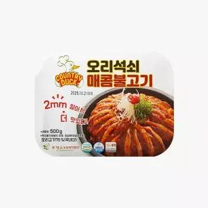 [덕스] HACCP 오리석쇠 매콤 불고기 500g, 1개