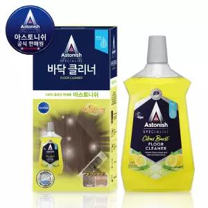 바닥클리너 시트러스버스트 바닥전용세제 강화마루 장판 타일 대리석 1000ml 2통