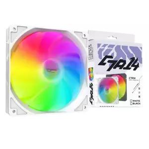 :다크플래쉬 darkFlash C7A14 140 ARGB 시스템 케이스 쿨러 (화이트)