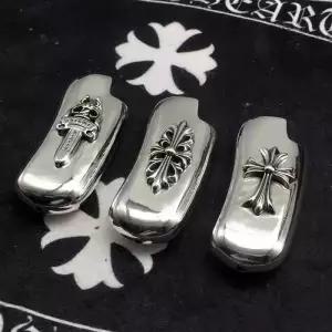 925 스털링 실버 십자가 라이터 케이스 남성용