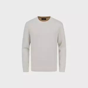 [앤드지](하남점)캐시미어 혼방 이중지 라운드넥 니트 5종 택1 BZFSH4ER1101