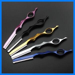 미용 가는 면도기 커팅 나이프  일본 스테인리스 전문 날카로운 이발사 헤어 컷  살롱 도구