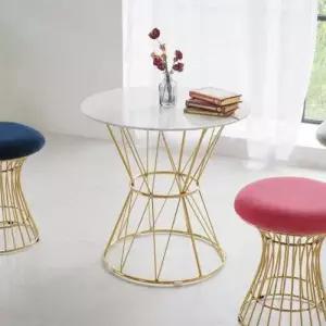 골드프레임 사이드테이블 라운드탁자 소파침실 협탁 W98B82C