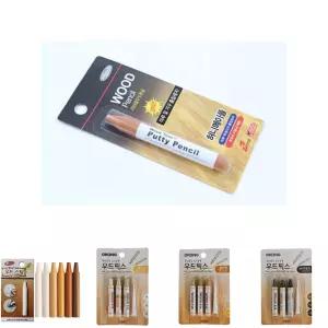 (허니메이플) 미라클 우드팬슬/우드/픽스/거실/바닥/보수제/흠집/크랙/마루/찍힘/고강도/우드색펜/스틱펜