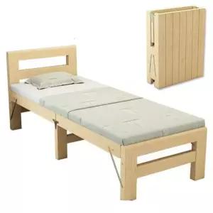 고급 접이식 평상형 보조침대 원목 깔판 매트리스 테라스 길이 200 50 기타 아니요