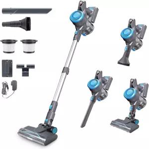 하우스마이스터 볼트백 가정용 반려동물 털용 무선 청소기 카펫 하드 바닥용 30000PA 휴대용 충전식