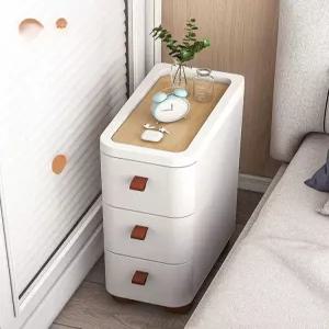 틈새서랍장 200 슬림 수납장 거실 이동식 다용도 안방