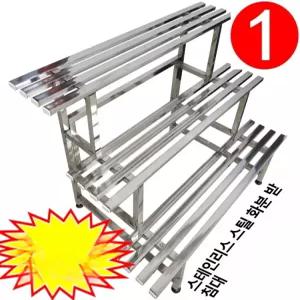 스텐 화분 선반 철제 정리대 베란다 스테인리스 발코니 진열대 인테리어 야외 철재 식물 두꺼