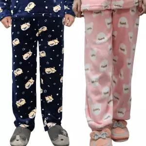 수면바지 밍크기모 극세사 겨울 잠옷바지 남자 여자 홈웨어 보온 수면잠옷 22종류