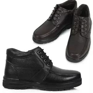 남성 겨울 방한 옆지퍼 가죽 고급 정장 구두 부츠 신발