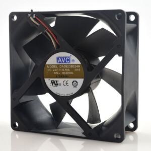 1pcs DA09238B24H -018 DC 24V 0.7A 컴퓨터 서버 인버터 스퀘어 냉각 팬 c용 3-와이어