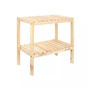 GF 원목 2단 벤치 신발장 소정리 정리대 슈즈렉 조립식 인테리어 수납용품 용품