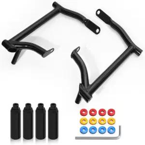 할리 데이비슨 투어링 로드 글라이드 스트리트 킹 일렉트라 2014-2025 블랙과 호환되는 AEEAST 새들백 가드