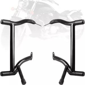 2009-2024년 새들백 가드 보호 충돌 바 위의 할리 데이비슨 투어 스트리트 블랙 팁을 위한 로드 글라이드