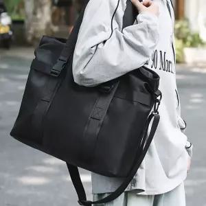 남성 캐주얼 숄더백 대형 학생 가방 패브릭 출근가방
