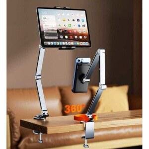 모니터 받침대 회전 태블릿 합금 모니터받침 리프트 베사 베이스 지지대 휴대용 홀더 마운트