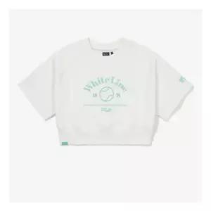 [휠라]여성 테니스 라이프 반팔 맨투맨 FS2POF2361F_OWH 305036