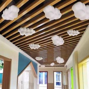 천장 장식 구름 모형 열기구모빌 떠있는 홈카페 벽장식 북유럽 금성40 25cm 촬영