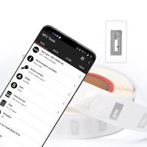 RFID 태그 NTAG213 13.56MHz NFC 스티커 144바이트 Natg 213 쓰기 가능 카드